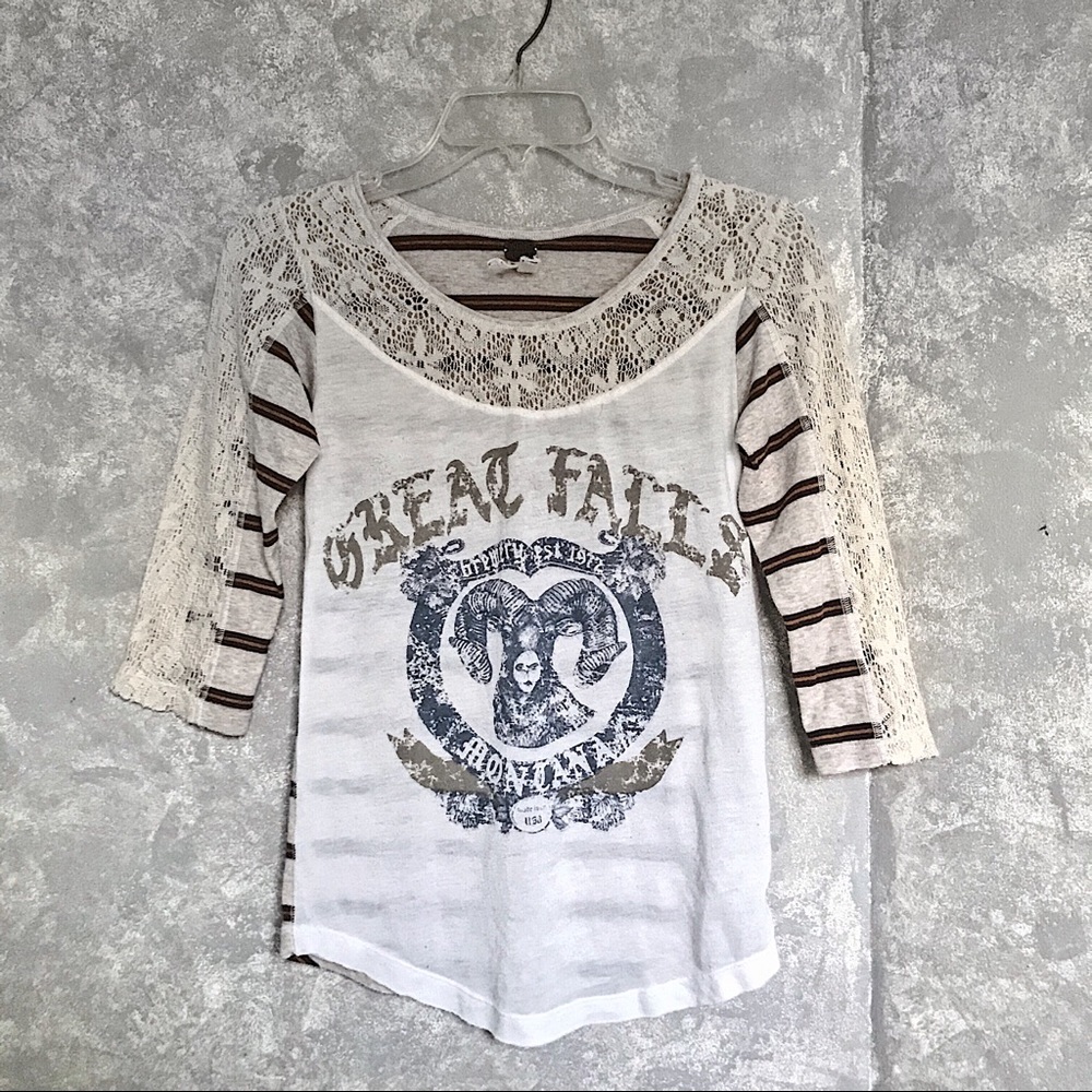🌈Great Falls Montana Ram Graphic Tee-We the Free